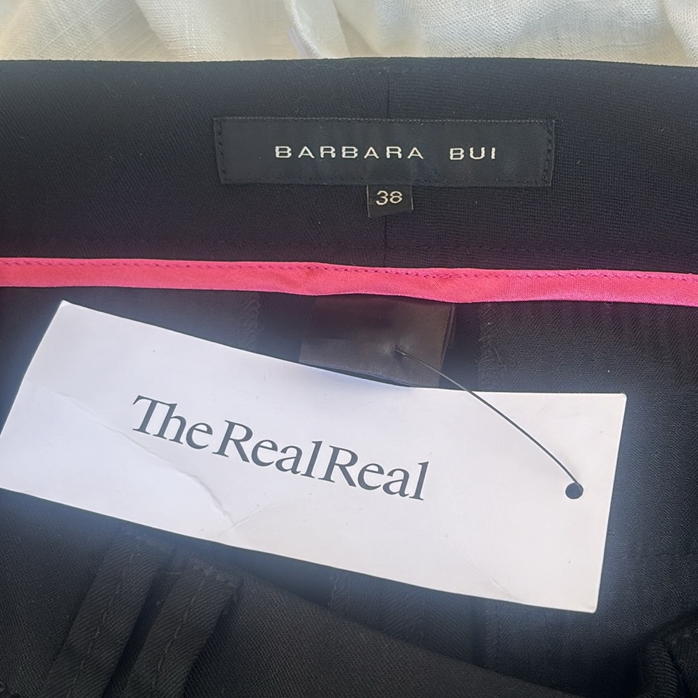 Barbara Bui Black Dress Pants Sz EU 38 Trousers Office Career - Picture 6 of 8